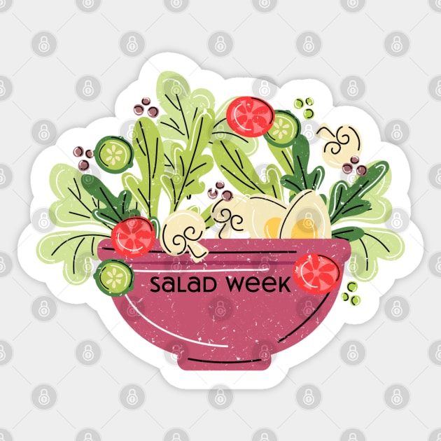 Salad Week Sticker by HolidayBug